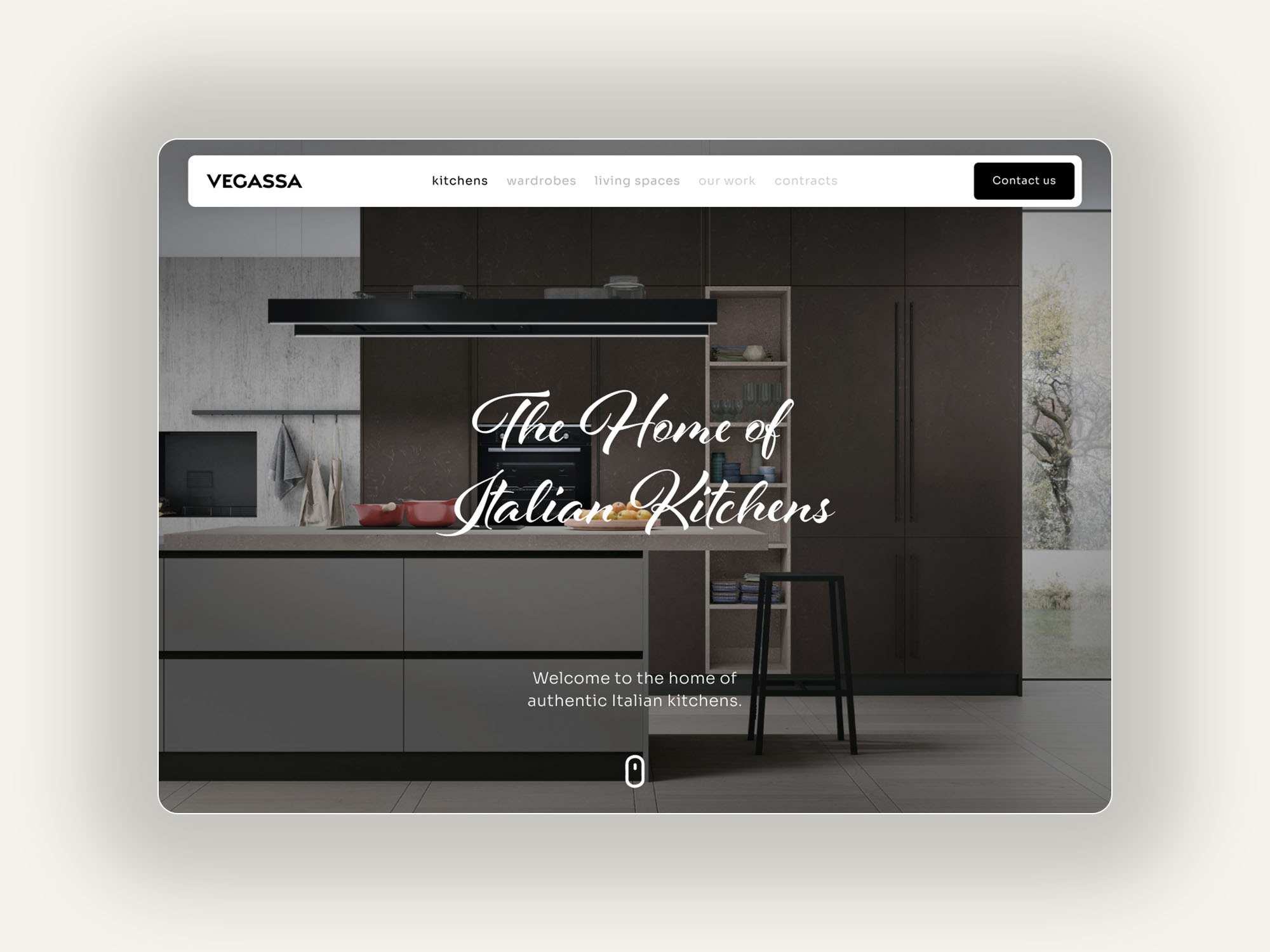 Vegassa Italian Kitchens Branding & Website Design by Lythouse / JW Designer