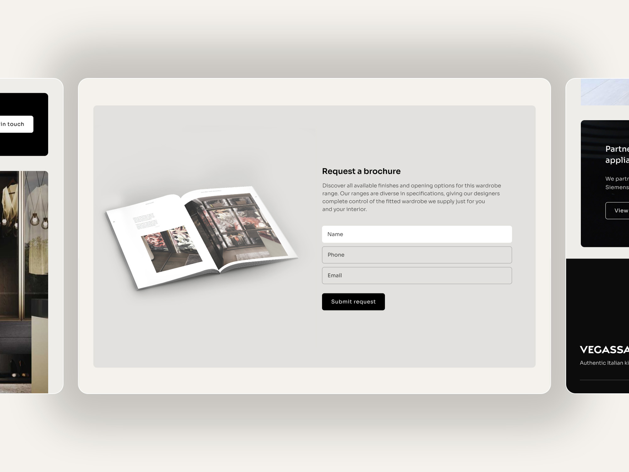 Vegassa Italian Kitchens Branding & Website Design by Lythouse / JW Designer